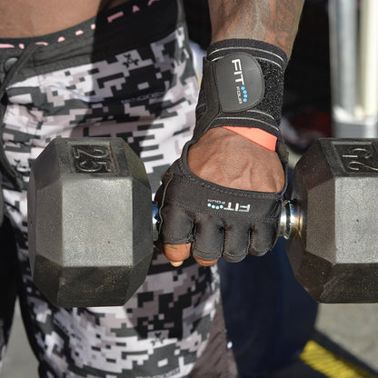 F4X Spartan Full Leather Palm Callus Guard Workout Gloves for Weightlifting and Cross Training