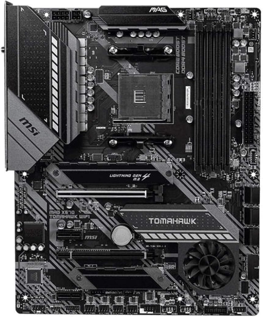MAG X570S Tomahawk MAX Wifi Gaming Motherboard (ATX, AMD, Socket AM4. DDR4, Pcie 4, CFX, M.2 Slots, Wi-Fi 6E)