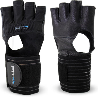 F4X Spartan Full Leather Palm Callus Guard Workout Gloves for Weightlifting and Cross Training