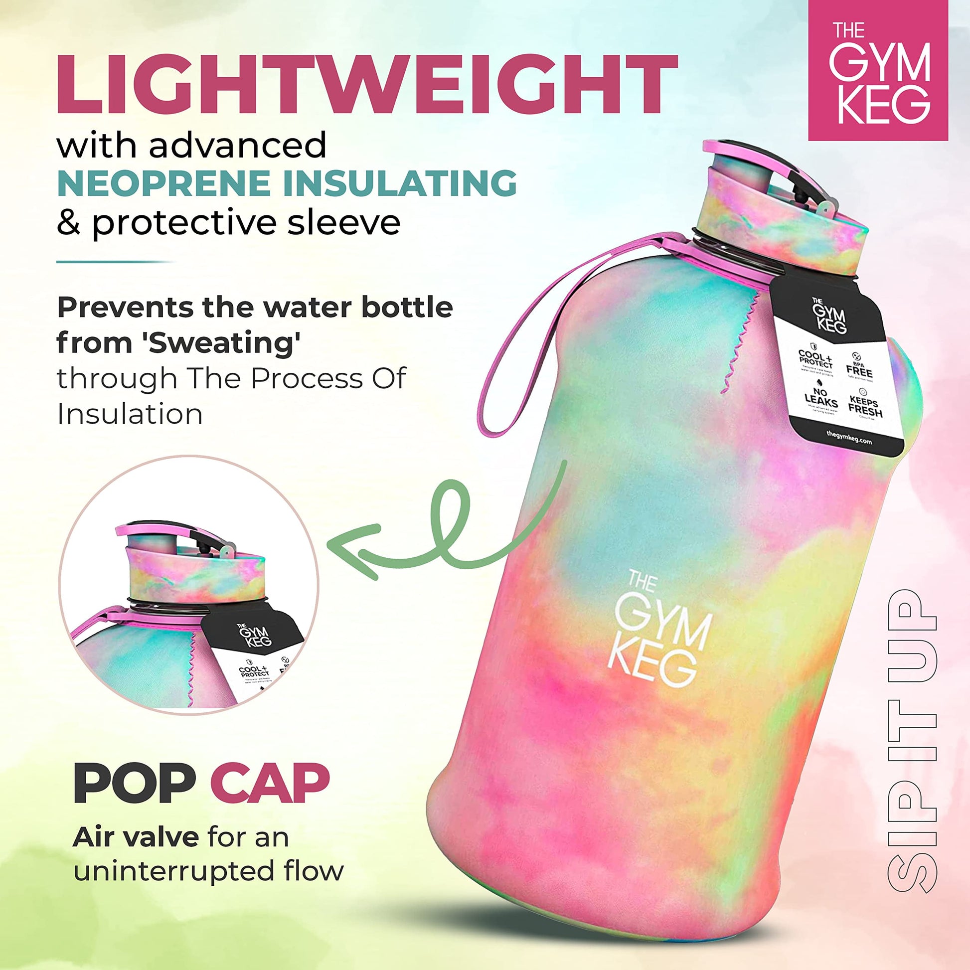 2.2 Liter Sports Water Bottle