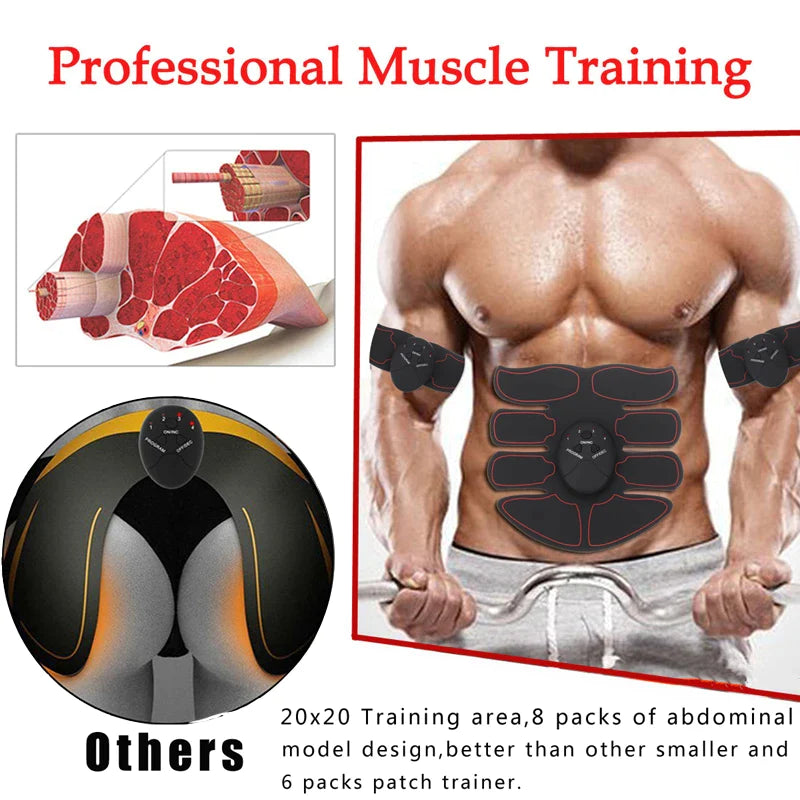 Abdominal Muscle Toning EMS Stimulator and Fitness Belt