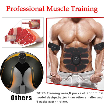 Abdominal Muscle Toning EMS Stimulator and Fitness Belt