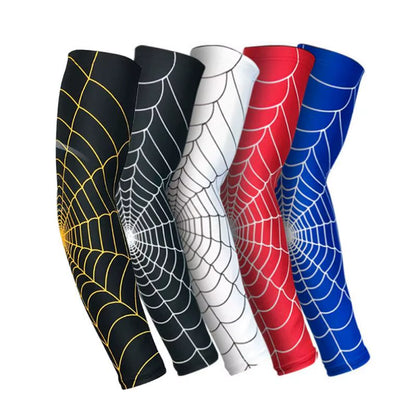 Breathable Quick-Dry UV Protection Arm Sleeves for Basketball and Cycling - Fitness Elbow Pads and Arm Warmers