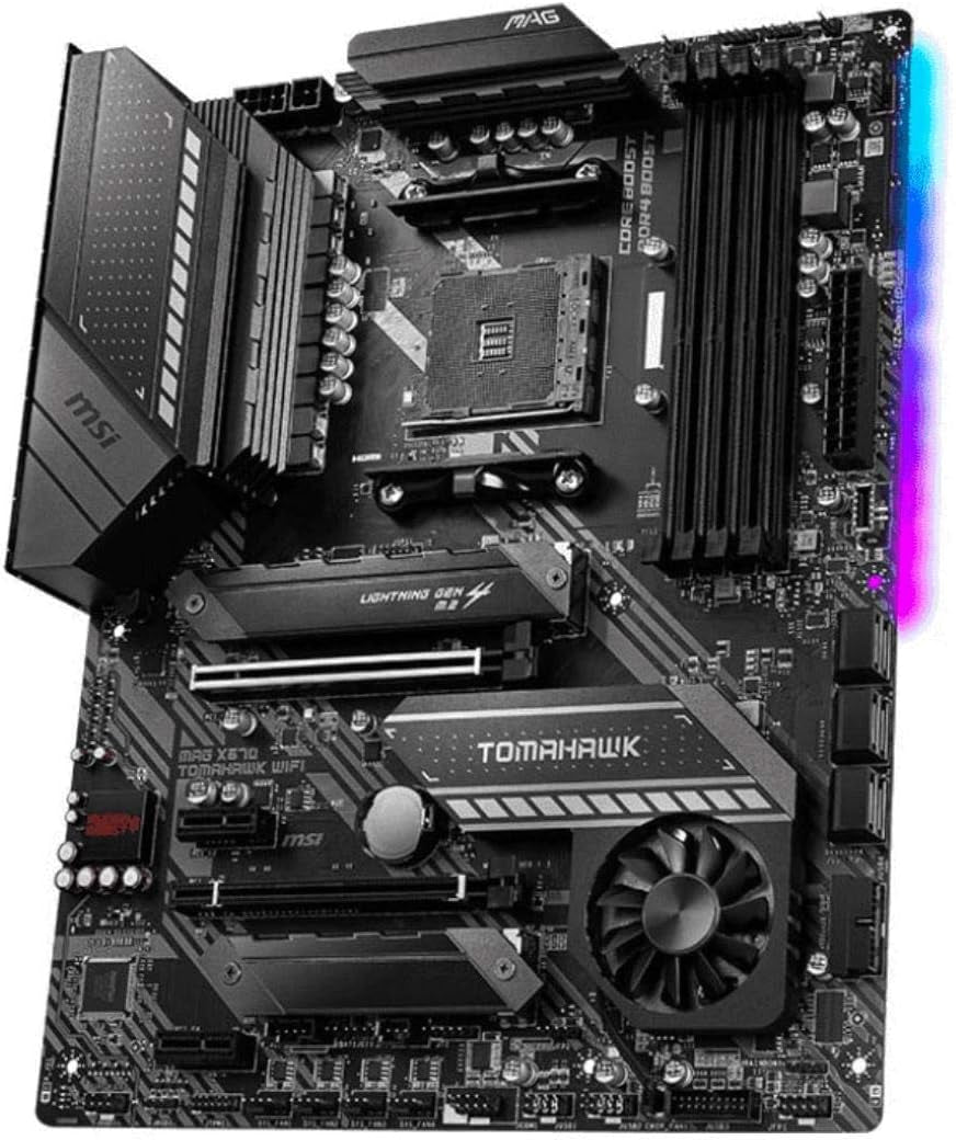 MAG X570S Tomahawk MAX Wifi Gaming Motherboard (ATX, AMD, Socket AM4. DDR4, Pcie 4, CFX, M.2 Slots, Wi-Fi 6E)