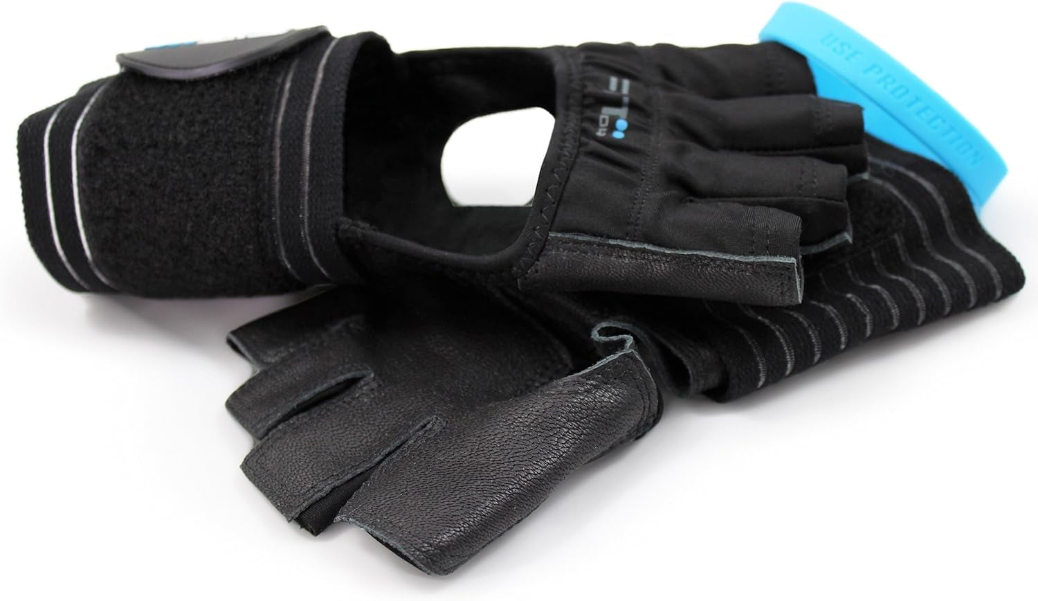 F4X Spartan Full Leather Palm Callus Guard Workout Gloves for Weightlifting and Cross Training