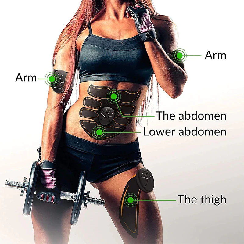 Abdominal Muscle Toning EMS Stimulator and Fitness Belt