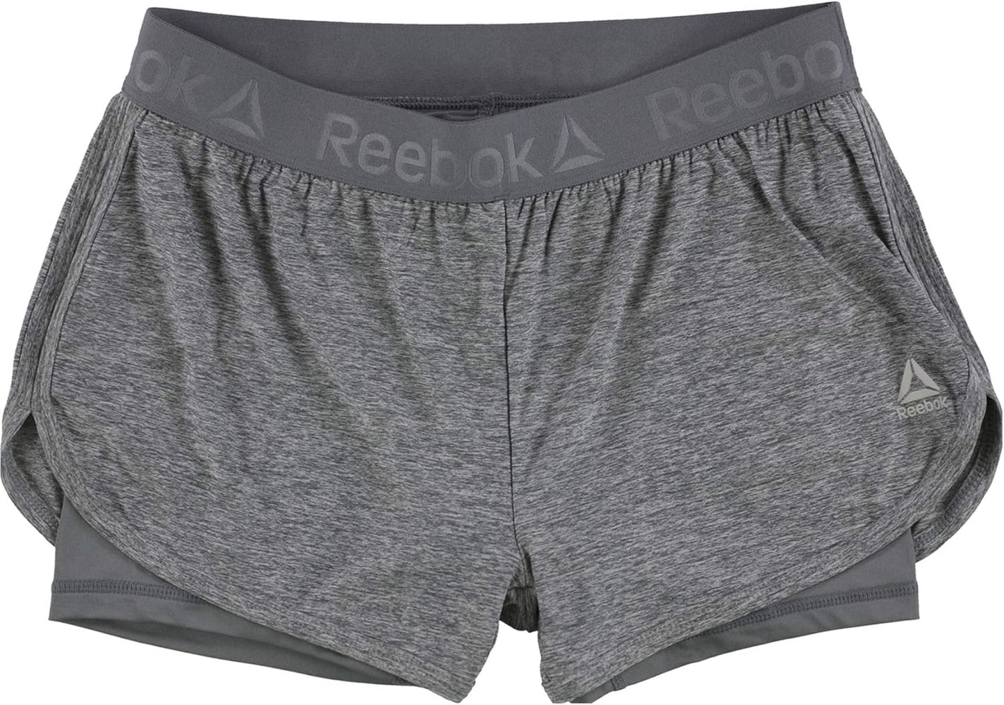 Women's Athletic Cardio Running Shorts, Medium, Grey