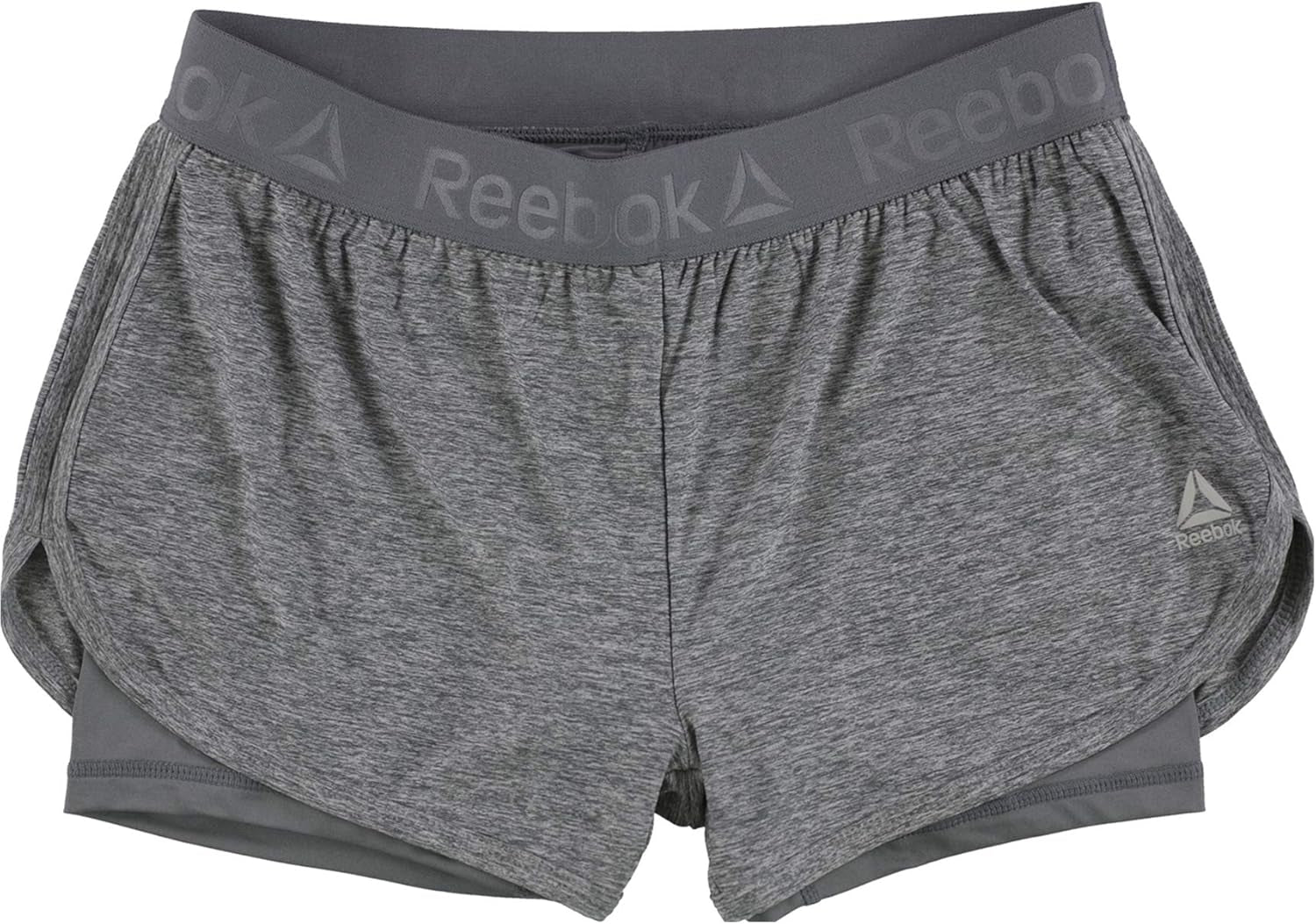 Women's Athletic Cardio Running Shorts, Medium, Grey