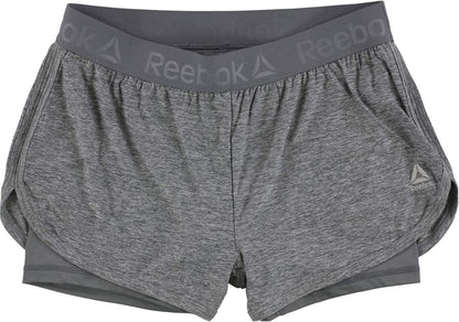 Women's Athletic Cardio Running Shorts, Medium, Grey