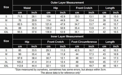 Men's 2-Pack Athletic Gym Shorts with Built-In Liner and Zipper Pockets