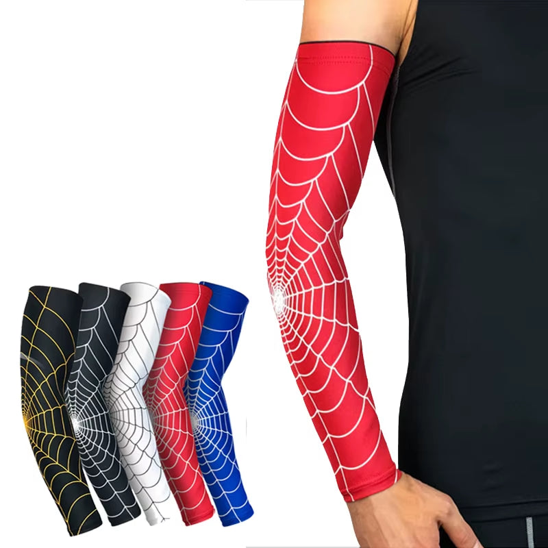 Breathable Quick-Dry UV Protection Arm Sleeves for Basketball and Cycling - Fitness Elbow Pads and Arm Warmers