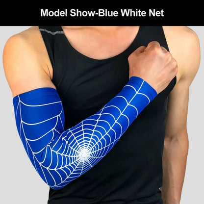 Breathable Quick-Dry UV Protection Arm Sleeves for Basketball and Cycling - Fitness Elbow Pads and Arm Warmers