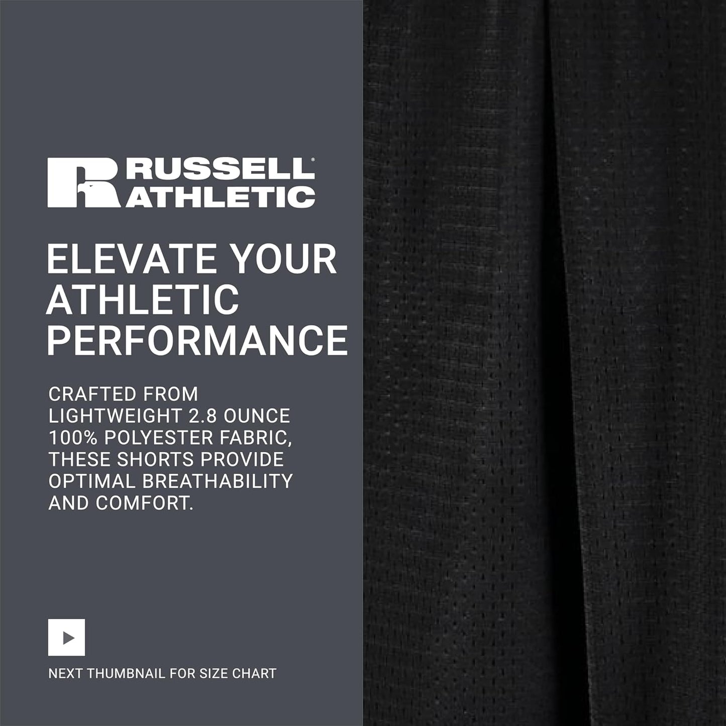 Russell Athletic Men's Mesh Pocket Shorts