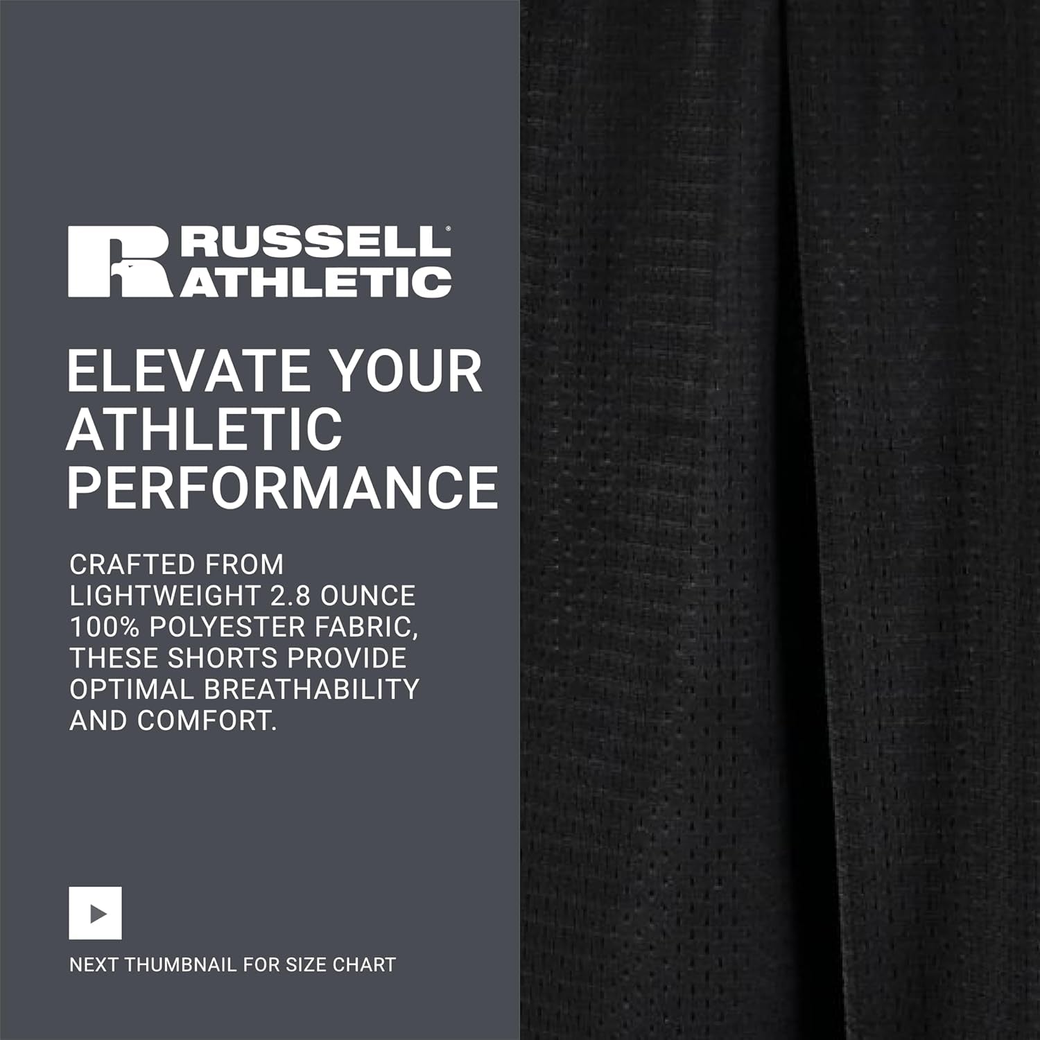 Russell Athletic Men's Mesh Pocket Shorts