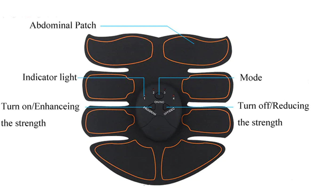 Abdominal Muscle Toning EMS Stimulator and Fitness Belt