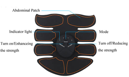 Abdominal Muscle Toning EMS Stimulator and Fitness Belt