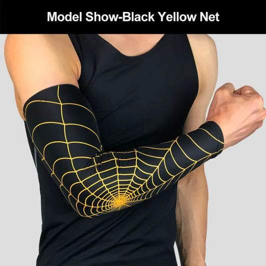 Breathable Quick-Dry UV Protection Arm Sleeves for Basketball and Cycling - Fitness Elbow Pads and Arm Warmers