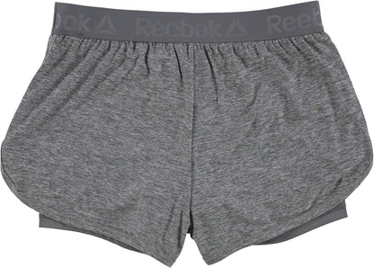 Women's Athletic Cardio Running Shorts, Medium, Grey